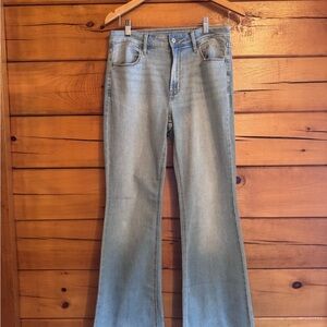 Old Navy Light Blue High-Rise Flare Jeans